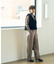 ウールライクイージーストレートパンツ