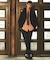 【パウダータッチ】 ボタンダウンシャツ