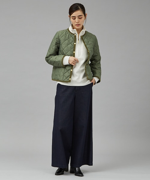 MARGAUX】ハーフジップスウェットプルオーバー｜アバハウスの  