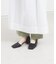 スクエアトゥサイドセパレートパンプス