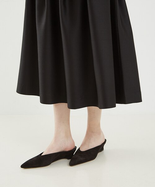 TOTEME】Wool Silk Twinflower Skirt／ウールシル｜アバハウスの
