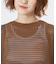 メッシュレースプルオーバー