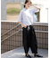 ドロストショートシャツ