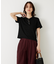 シャーリングボーダーTシャツ