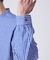【Natural Cotton】バンドカラー ストライプシャツ