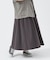 ナイロンストレッチロングスカート