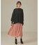 【セットアップ対応】ツイルシャンブレーミモレスカート