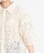 【WEB限定】パッチワークレースシャツ