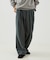 【ROHE】Wide Leg Double Pleated Trousers／ワ