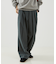 【ROHE】Wide Leg Double Pleated Trousers／ワ