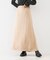 【WEB限定】サテンロングフレアスカート