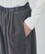 【手洗い可能】ベロアセミワイドパンツ