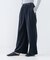 【手洗い可能】ベロアセミワイドパンツ