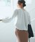 カットジョーゼット2WAYブラウス