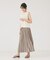 ノースリーブ＆ジャガードスカートセットアップ