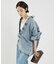 【DARKPARK】KEANU TENCEL DENIM ROUCHE SHIR