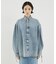 【DARKPARK】KEANU TENCEL DENIM ROUCHE SHIR