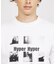 【Hyaper Hyper】プリント 半袖Tシャツ