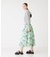 フラワープリントロングスカート