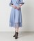 裾レース切替えプリーツスカート