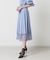 裾レース切替えプリーツスカート