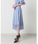 裾レース切替えプリーツスカート