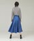 フクレ無地JQウエストリボンスカート