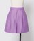 シルクウールタックショートパンツ