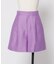 シルクウールタックショートパンツ