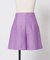 シルクウールタックショートパンツ