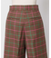 チェックワイドパンツ