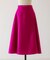 バックサテンフレアスカート