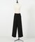 強撚ウールギャバワイドパンツ