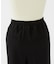 バックサテンジョーゼットフロントスリットパンツ