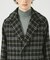 ツイードチェックカーコート