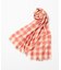 ASAUCE ギンガムチェックストール