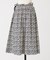 ゼブラプリントギャザースカート