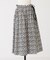 ゼブラプリントギャザースカート
