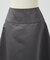 サテンセミフレアースカート