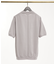 ICE COTTON クルーネック ニットTシャツ