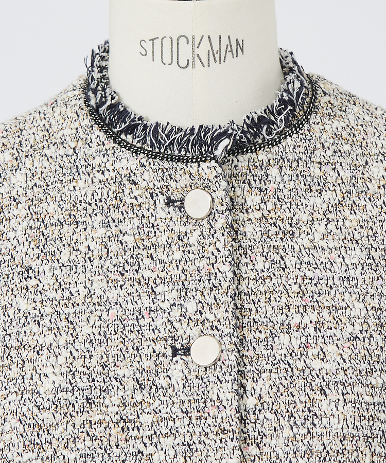 ファンシーツィードジャケット