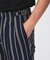 サイドアジャスター 2プリーツ ストライプパンツ