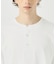 超度詰微起毛スムース ヘンリーネック Tシャツ