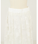 レースサイドラインスカート