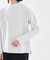 【ダブルフェイス】ソフトタッチ モックネック ロングスリーブ Tシャツ