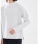 【ダブルフェイス】ソフトタッチ モックネック ロングスリーブ Tシャツ
