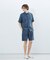 【セットアップ対応】リネンライク ストレッチウェザー ショートパンツ