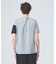 【フロントシーム】アシンメトリー配色 半袖 Tシャツ
