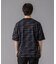 ブロークンボーダー ジャガード オーバーサイズ Tシャツ