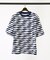 ブロークンボーダー ジャガード オーバーサイズ Tシャツ